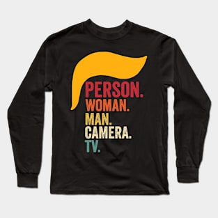 Person Woman Man Camera TV Long Sleeve T-Shirt